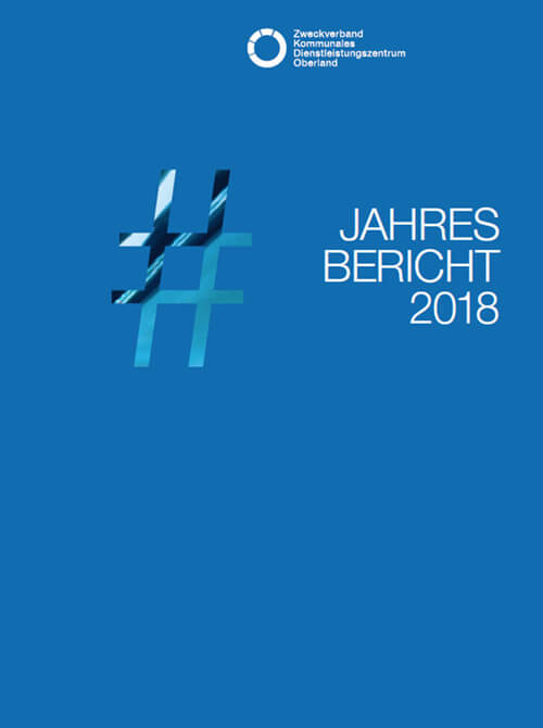 Jahresbericht 2018 | Zweckverband Kommunale Dienste Oberland