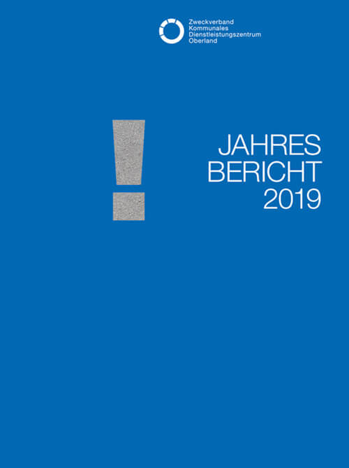 Jahresbericht 2019 | Zweckverband Kommunale Dienste Oberland 